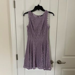 City Studio Junior Lavender Sleeveless Dress Size 5